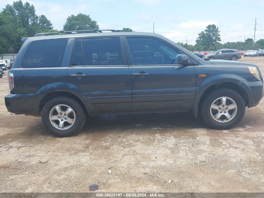 2006 Honda Pilot Ex VIN: 5FNYF28416B038593 Lot: 39523197