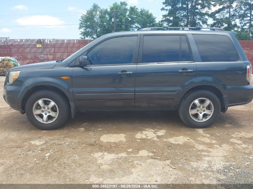 2006 Honda Pilot Ex VIN: 5FNYF28416B038593 Lot: 39523197
