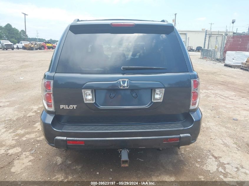 2006 Honda Pilot Ex VIN: 5FNYF28416B038593 Lot: 39523197