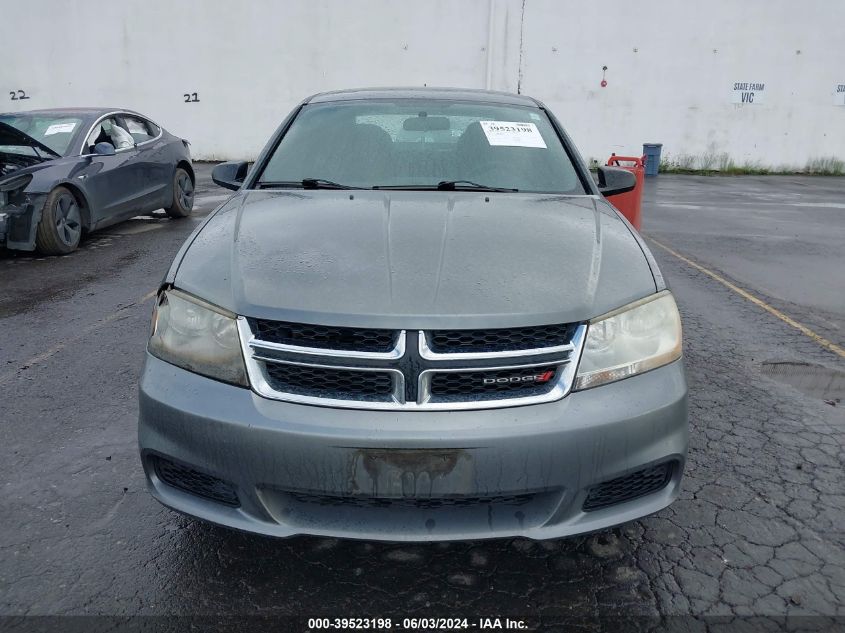 2012 Dodge Avenger Se VIN: 1C3CDZAG3CN269803 Lot: 39523198
