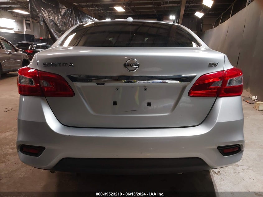 2018 Nissan Sentra Sv VIN: 3N1AB7AP8JY225991 Lot: 39523210