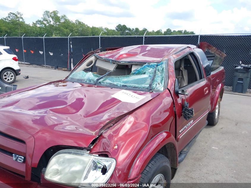 2005 Toyota Tundra Ltd V8 VIN: 5TBRT381X5S471616 Lot: 39523256