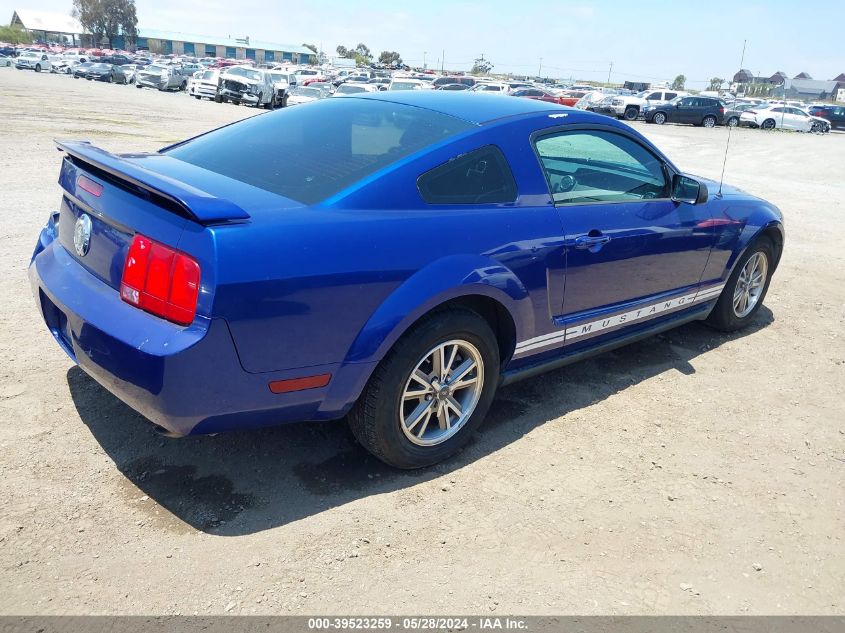 2005 Ford Mustang V6 Deluxe/V6 Premium VIN: 1ZVFT80N355183896 Lot: 39523259