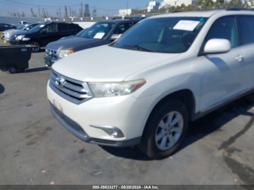 2012 Toyota Highlander Se VIN: 5TDZA3EH1CS024121 Lot: 39523277