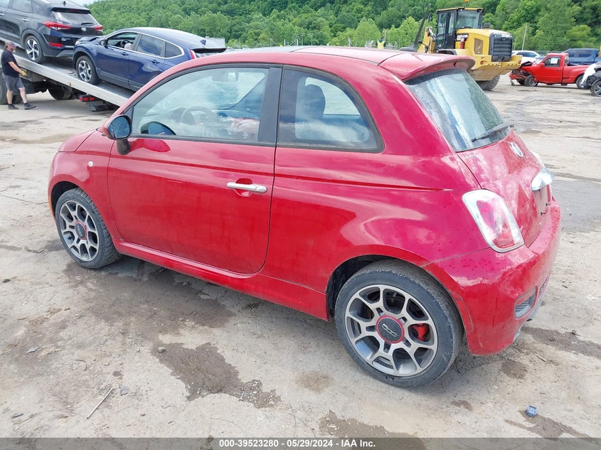 2012 Fiat 500 Sport VIN: 3C3CFFBR4CT102407 Lot: 39523280