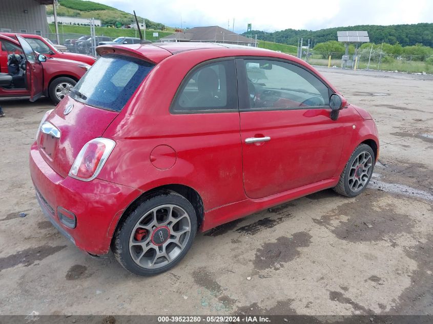 2012 Fiat 500 Sport VIN: 3C3CFFBR4CT102407 Lot: 39523280