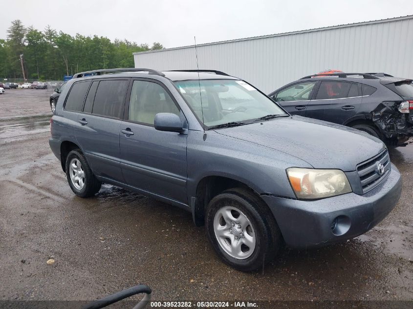 2004 Toyota Highlander VIN: JTEGD21A640089533 Lot: 39523282