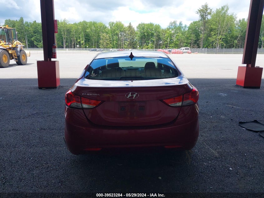 2012 Hyundai Elantra Gls (Ulsan Plant) VIN: KMHDH4AE0CU429224 Lot: 39523284