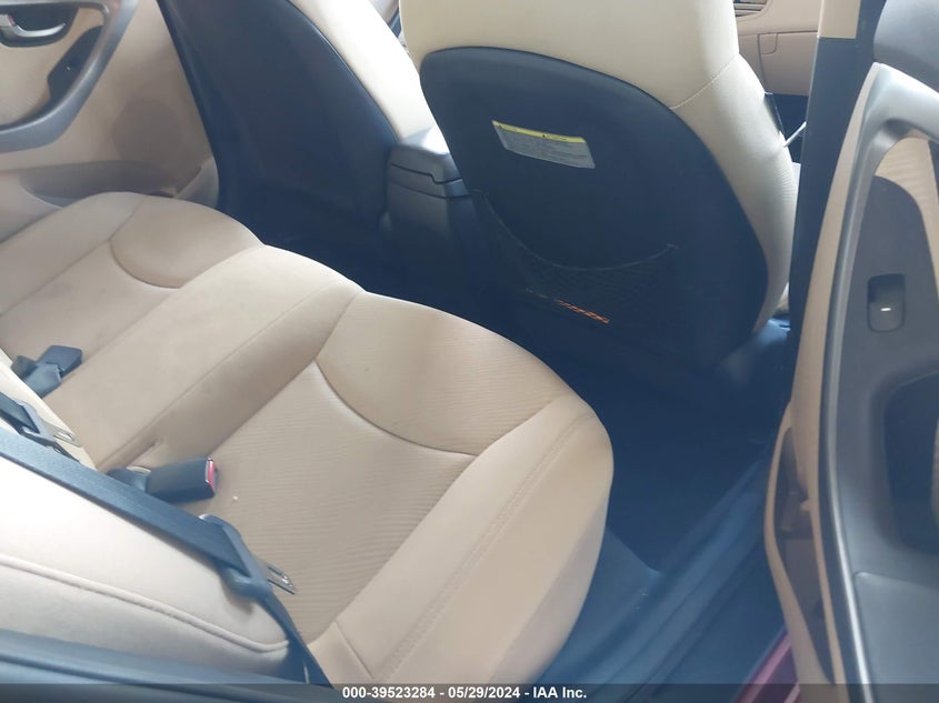 2012 Hyundai Elantra Gls (Ulsan Plant) VIN: KMHDH4AE0CU429224 Lot: 39523284
