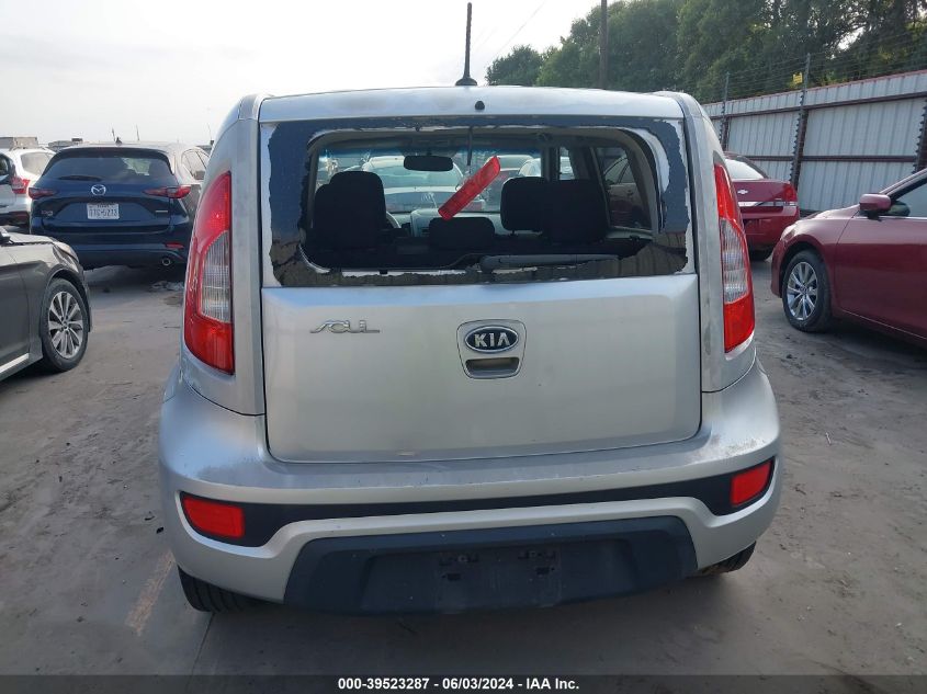 2012 Kia Soul + VIN: KNDJT2A66C7411800 Lot: 39523287