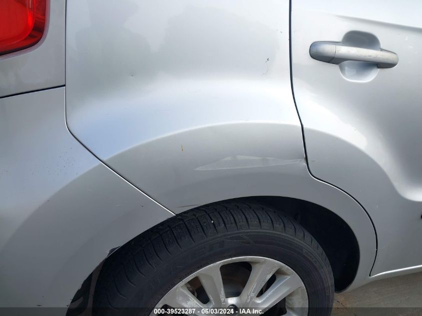 2012 Kia Soul + VIN: KNDJT2A66C7411800 Lot: 39523287