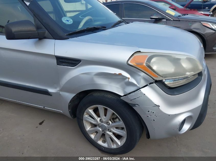 2012 Kia Soul + VIN: KNDJT2A66C7411800 Lot: 39523287