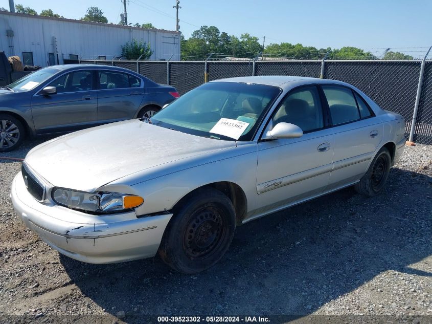 2002 Buick Century Custom VIN: 2G4WS52J521143424 Lot: 39523302