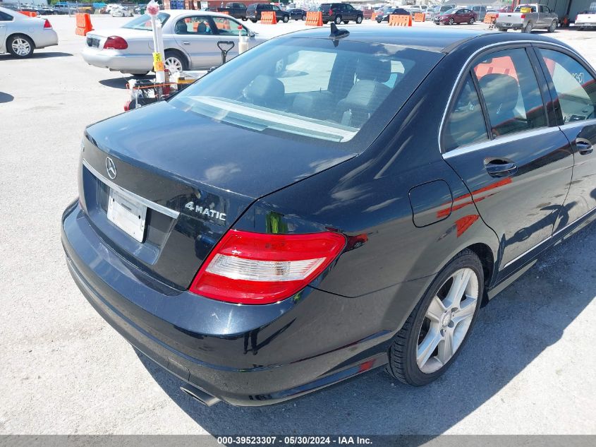 2011 Mercedes-Benz C 300 Luxury 4Matic/Sport 4Matic VIN: WDDGF8BB2BR163635 Lot: 39523307