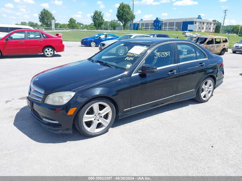 2011 Mercedes-Benz C 300 Luxury 4Matic/Sport 4Matic VIN: WDDGF8BB2BR163635 Lot: 39523307