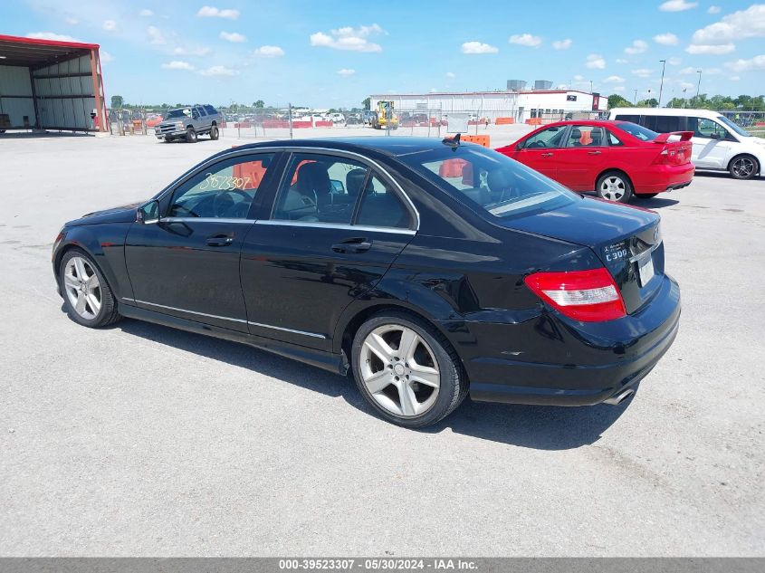 2011 Mercedes-Benz C 300 Luxury 4Matic/Sport 4Matic VIN: WDDGF8BB2BR163635 Lot: 39523307