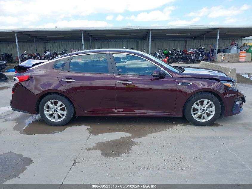 2019 Kia Optima Lx VIN: 5XXGT4L30KG279955 Lot: 39523313