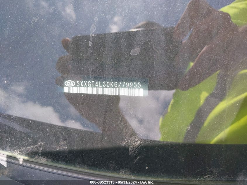 2019 Kia Optima Lx VIN: 5XXGT4L30KG279955 Lot: 39523313