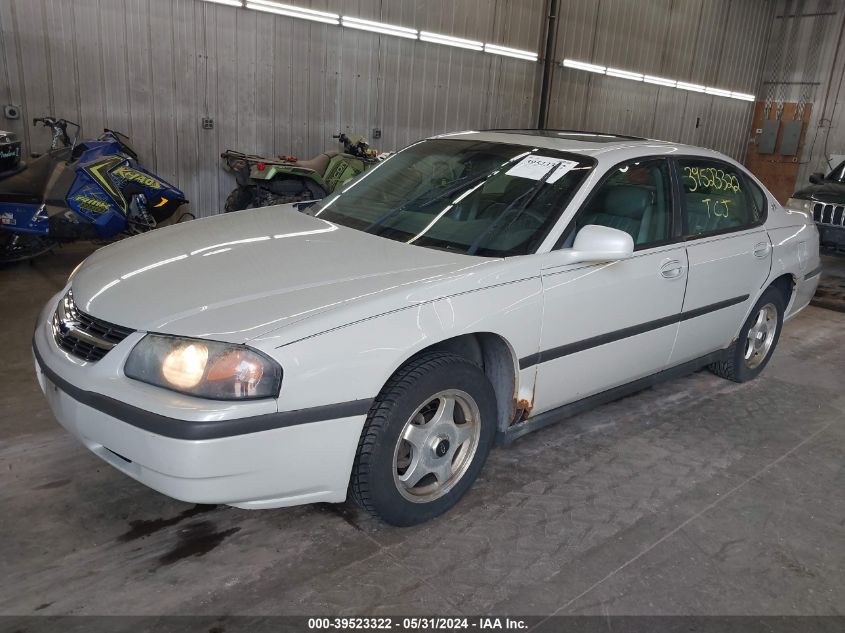 2004 Chevrolet Impala VIN: 2G1WF52E949203875 Lot: 39523322