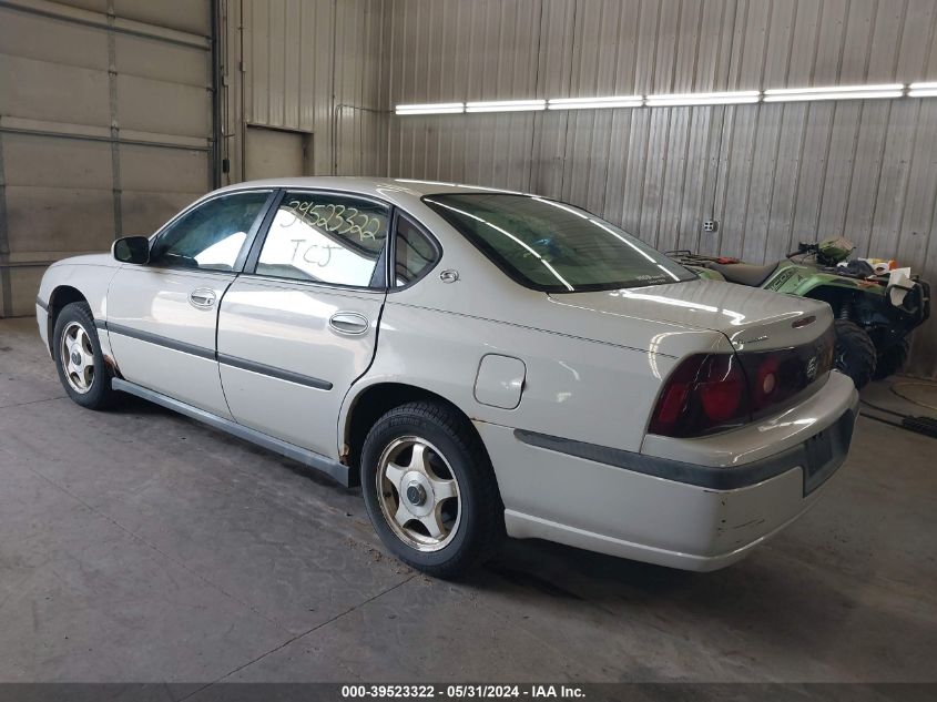 2004 Chevrolet Impala VIN: 2G1WF52E949203875 Lot: 39523322