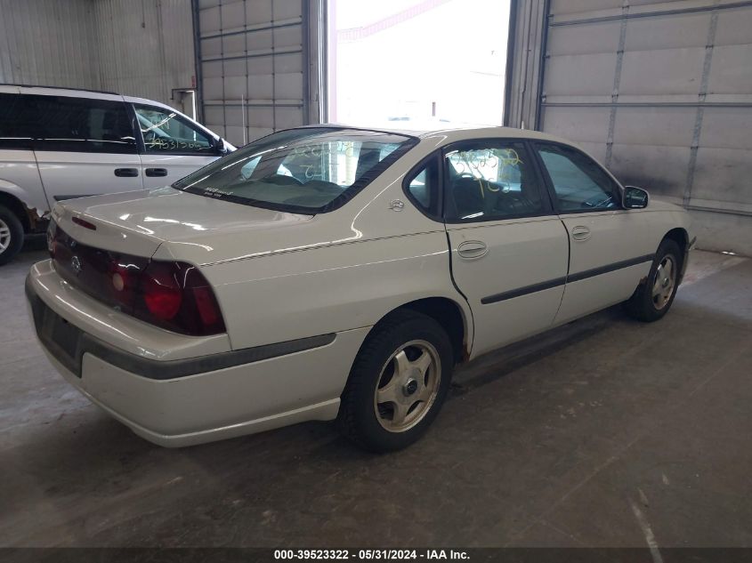 2004 Chevrolet Impala VIN: 2G1WF52E949203875 Lot: 39523322