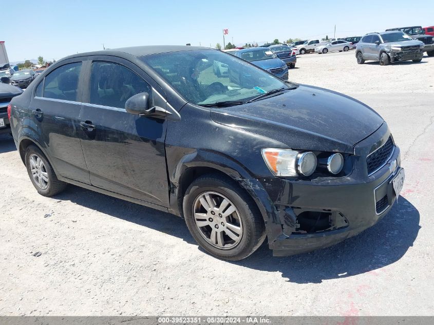 2013 Chevrolet Sonic Lt Auto VIN: 1G1JC5SB0D4122985 Lot: 39523351