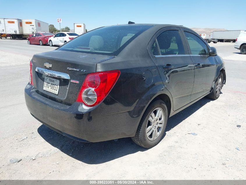 2013 Chevrolet Sonic Lt Auto VIN: 1G1JC5SB0D4122985 Lot: 39523351