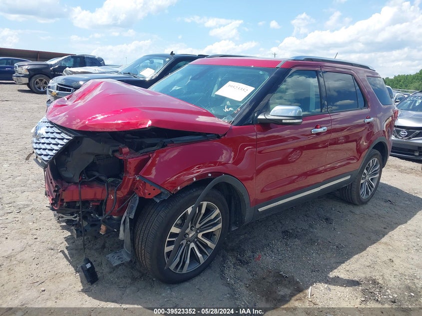 VIN 1FM5K8HT1KGA36430 2019 FORD EXPLORER PLATINUM