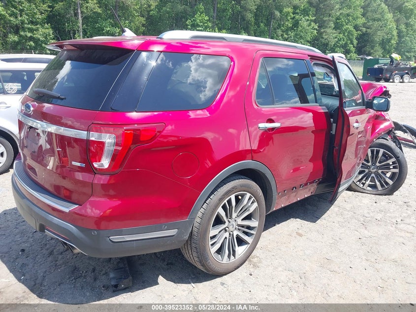VIN 1FM5K8HT1KGA36430 2019 FORD EXPLORER PLATINUM