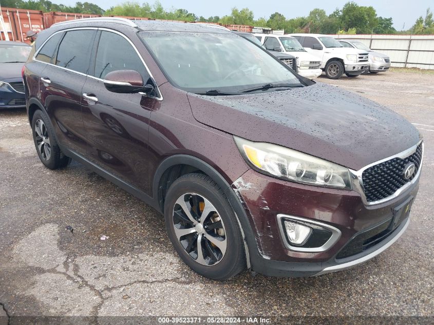 2016 Kia Sorento 3.3L Ex VIN: 5XYPH4A50GG034775 Lot: 39523371