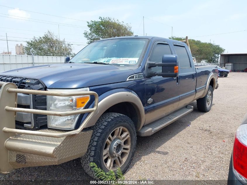 2013 Ford F-350 Lariat VIN: 1FT7W3BT4DEA02929 Lot: 39523372