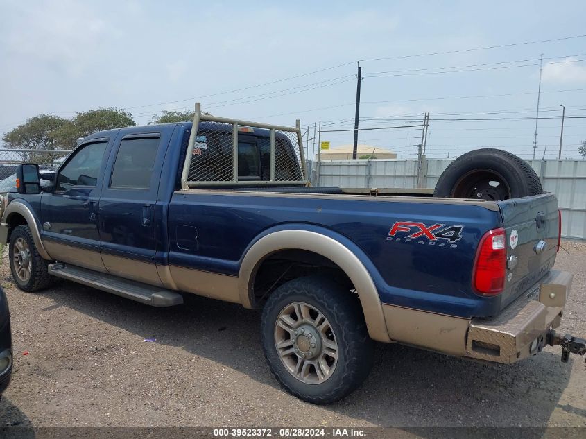 2013 Ford F-350 Lariat VIN: 1FT7W3BT4DEA02929 Lot: 39523372