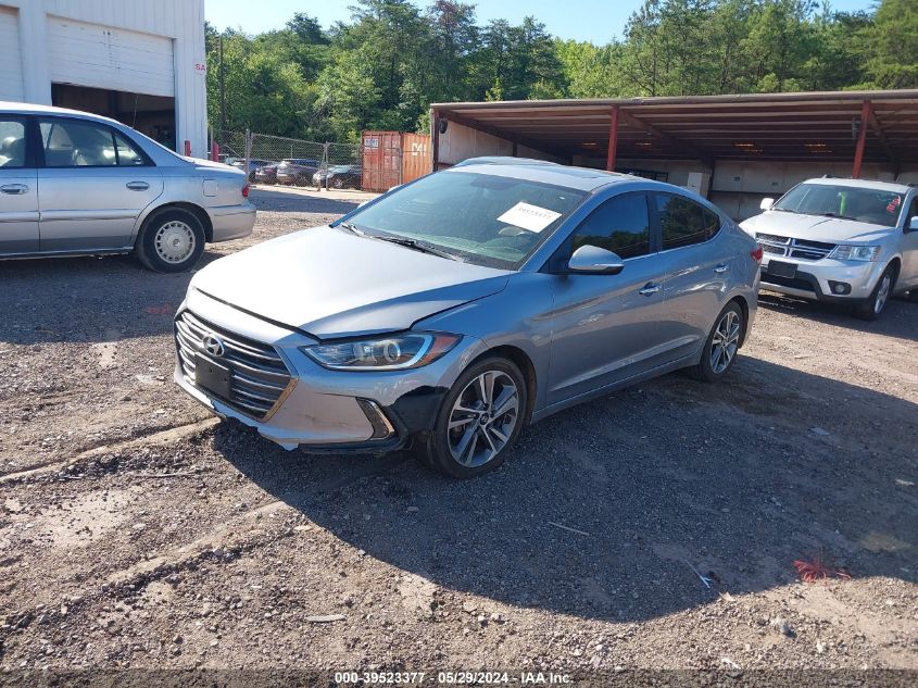 2017 Hyundai Elantra Limited VIN: 5NPD84LF8HH129068 Lot: 39523377