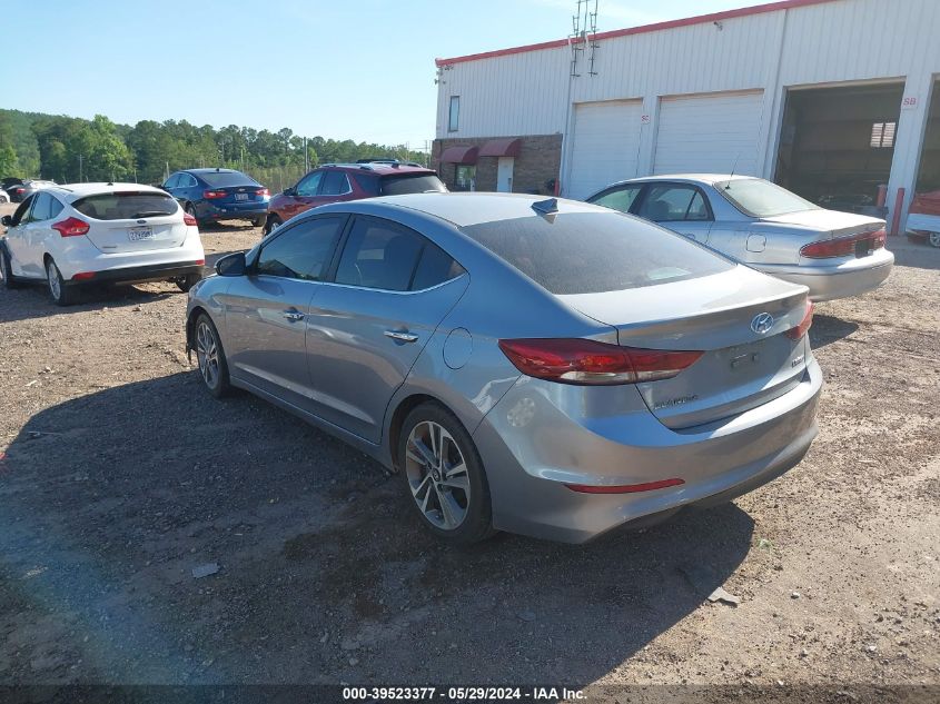 2017 Hyundai Elantra Limited VIN: 5NPD84LF8HH129068 Lot: 39523377