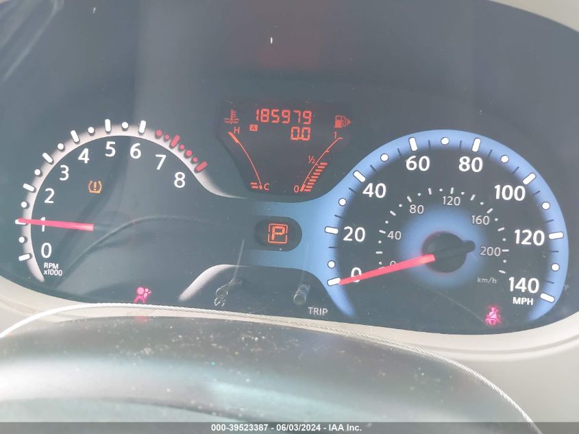 2009 Nissan Cube 1.8S VIN: JN8AZ28R19T130510 Lot: 39523387