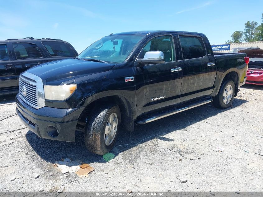 2010 Toyota Tundra Limited 5.7L V8 VIN: 5TFFY5F18AX096842 Lot: 39523394