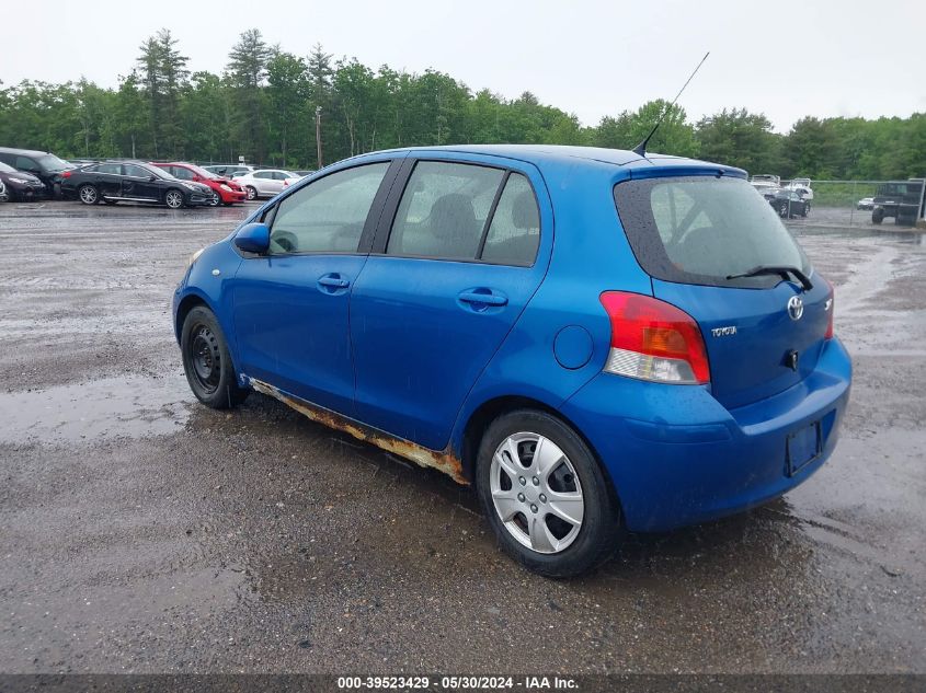 2009 Toyota Yaris VIN: JTDKT903795251192 Lot: 39523429