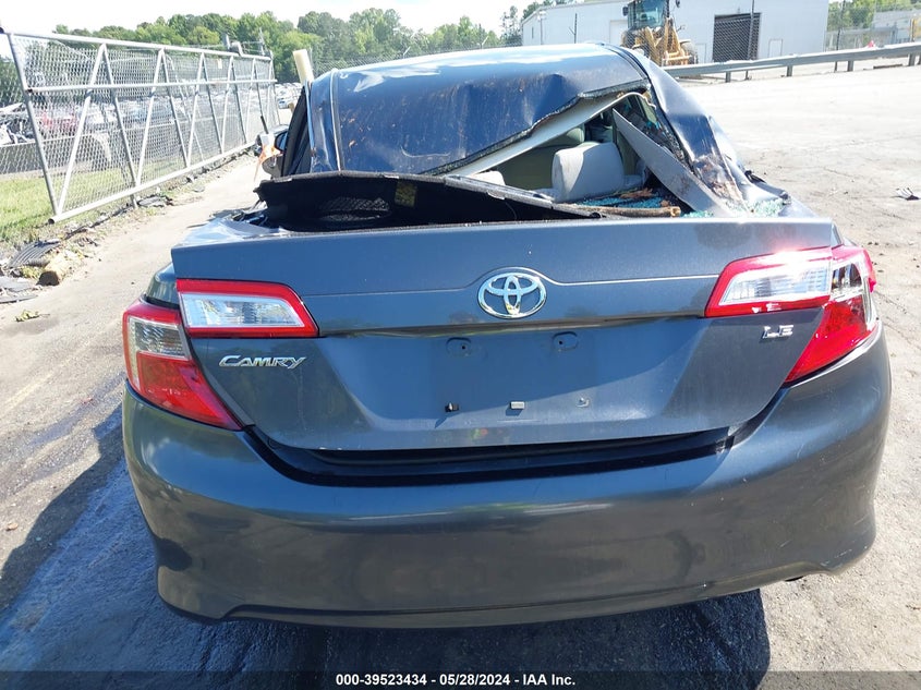 2012 Toyota Camry Le VIN: 4T1BF1FK2CU636417 Lot: 39523434