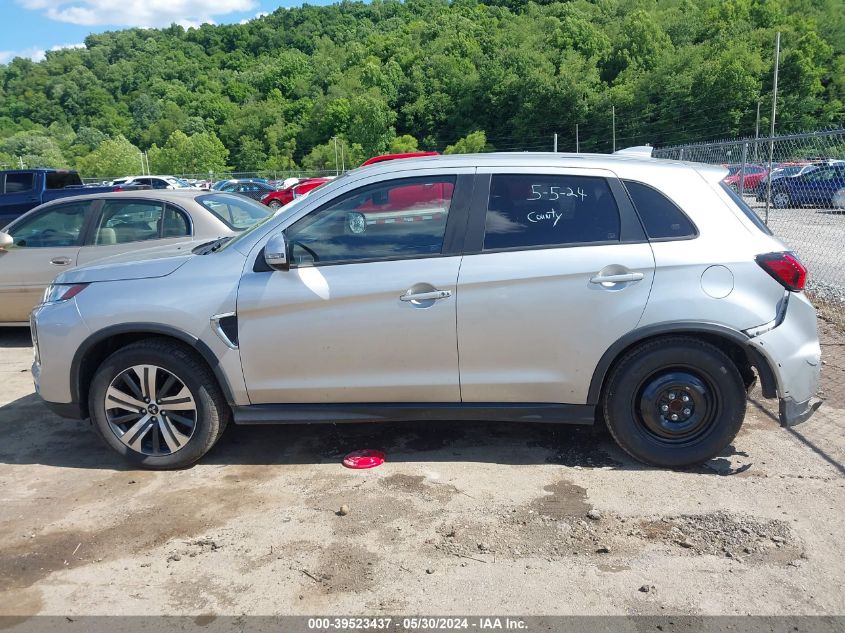 2020 Mitsubishi Outlander Sport 2.0 Se VIN: JA4AP4AU6LU025646 Lot: 39523437