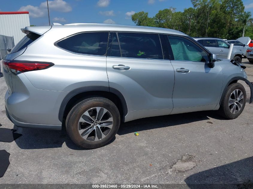 2020 Toyota Highlander Xle VIN: 5TDGZRAH4LS028916 Lot: 39523460