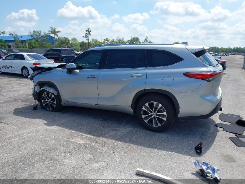 2020 Toyota Highlander Xle VIN: 5TDGZRAH4LS028916 Lot: 39523460