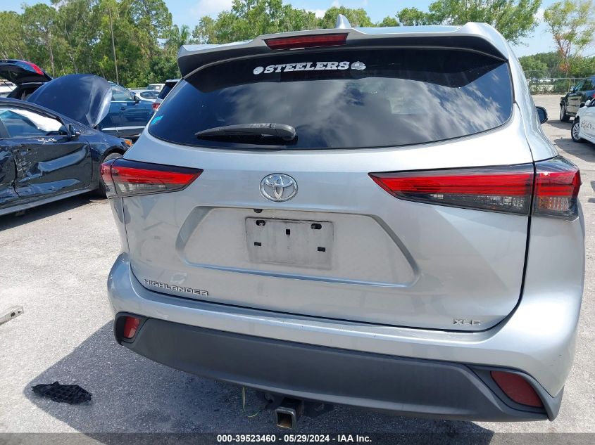 2020 Toyota Highlander Xle VIN: 5TDGZRAH4LS028916 Lot: 39523460