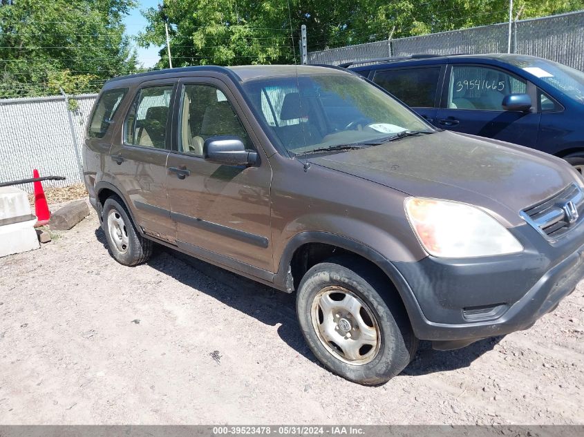 2003 Honda Cr-V Lx VIN: SHSRD68413U101990 Lot: 39523478