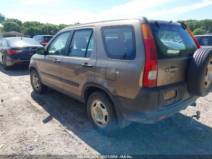 2003 Honda Cr-V Lx VIN: SHSRD68413U101990 Lot: 39523478