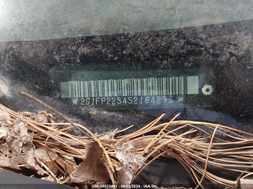 1995 Chevrolet Camaro VIN: 2G1FP22S4S2164295 Lot: 39523491