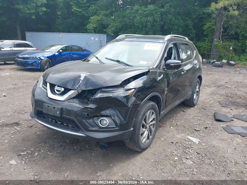 5N1AT2MV7FC782636 2015 NISSAN ROGUE - Image 2