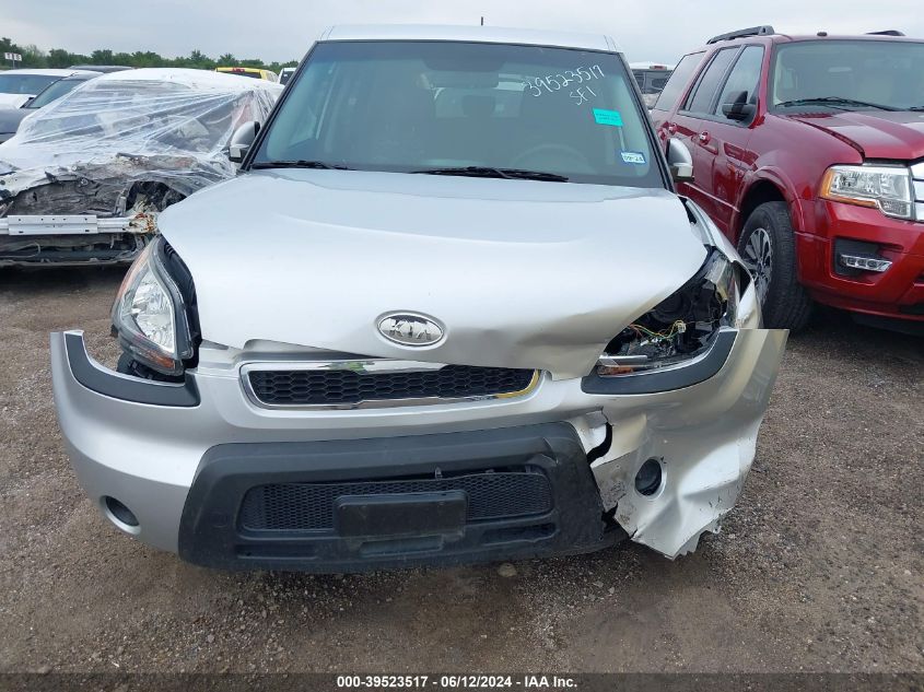 2011 Kia Soul + VIN: KNDJT2A23B7706302 Lot: 39523517