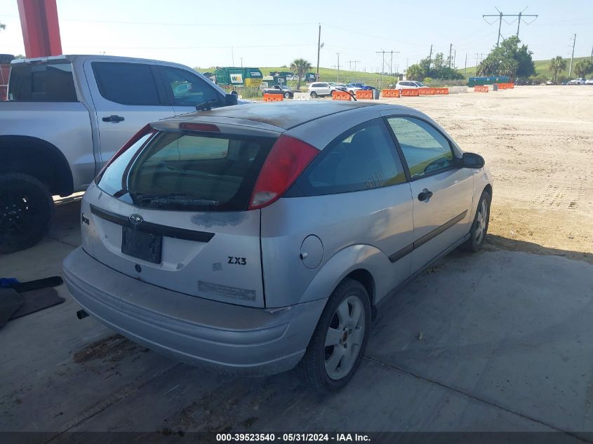 2001 Ford Focus Zx3 VIN: 3FAFP31301R229625 Lot: 39523540