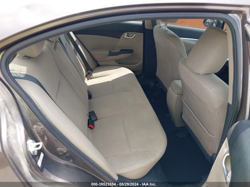 2013 Honda Civic Ex VIN: 2HGFB2F85DH542050 Lot: 39523554