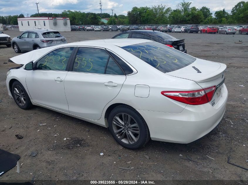 2016 Toyota Camry Se VIN: 4T1BF1FK4GU543646 Lot: 39523555